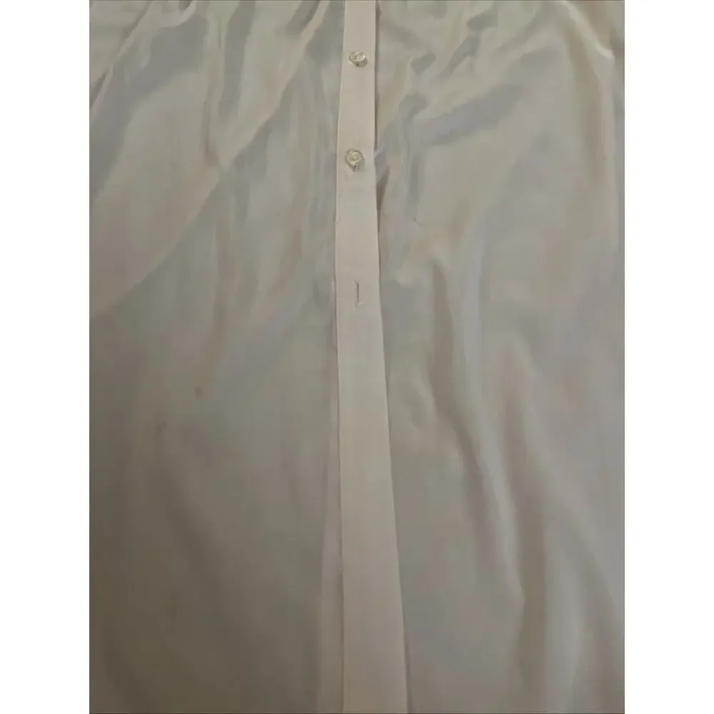 Vintage 80s Miss Elaine Sheer Long Sleeve Button Down Robe Pink Pockets Size L‎